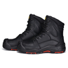 Composite Toe Water Resistant Heavy Duty Work Boots H-9537 Black