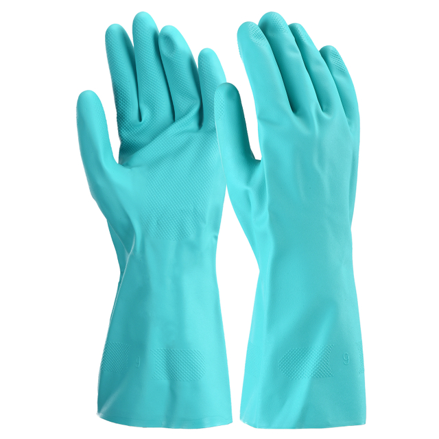 Chemical Resistant Work Gloves FL-0056 Green