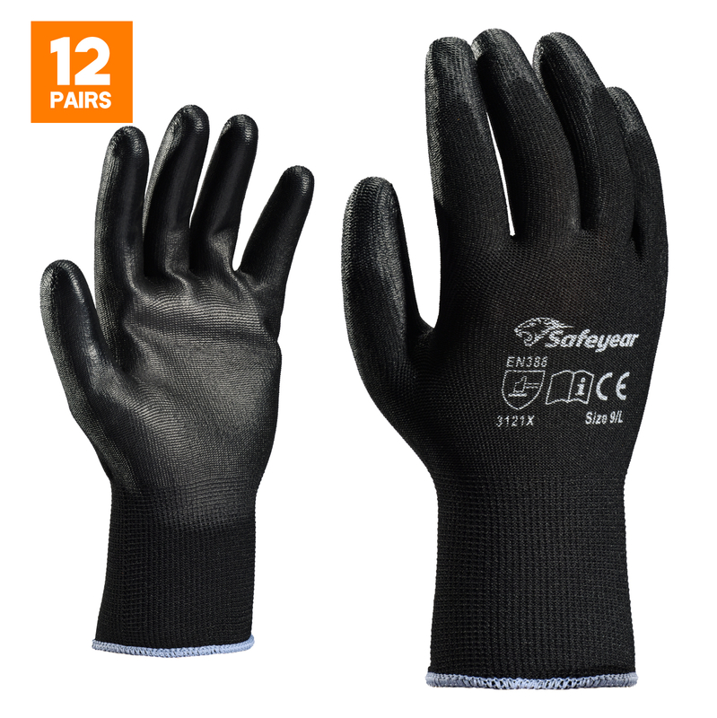 PU Coated Safety Work Gloves PN8003