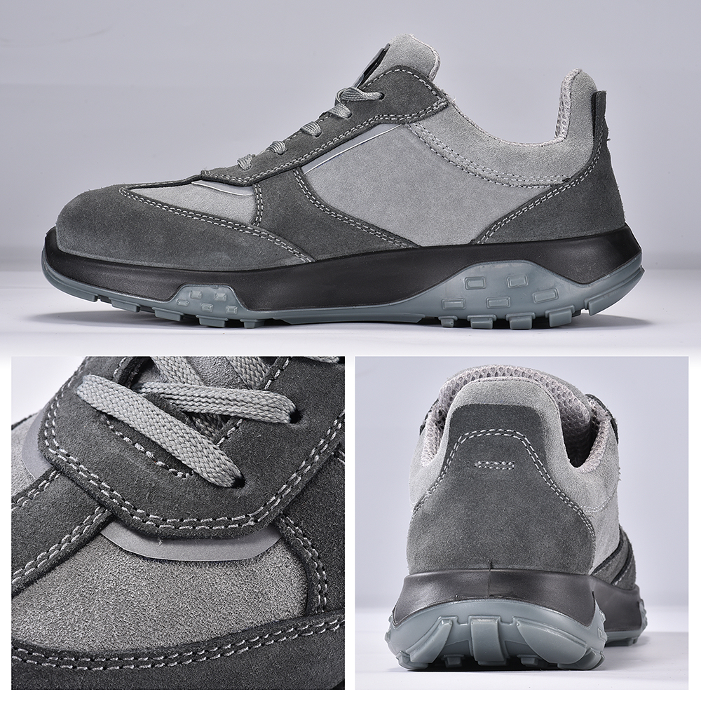 Breathable Safety Shoes L-7508 Antelope Grey
