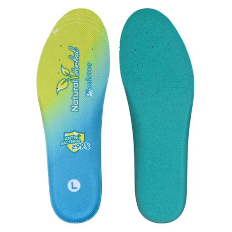 Safetoe Antibacterial Work Insoles with Hi-polyu & Natural Herbal