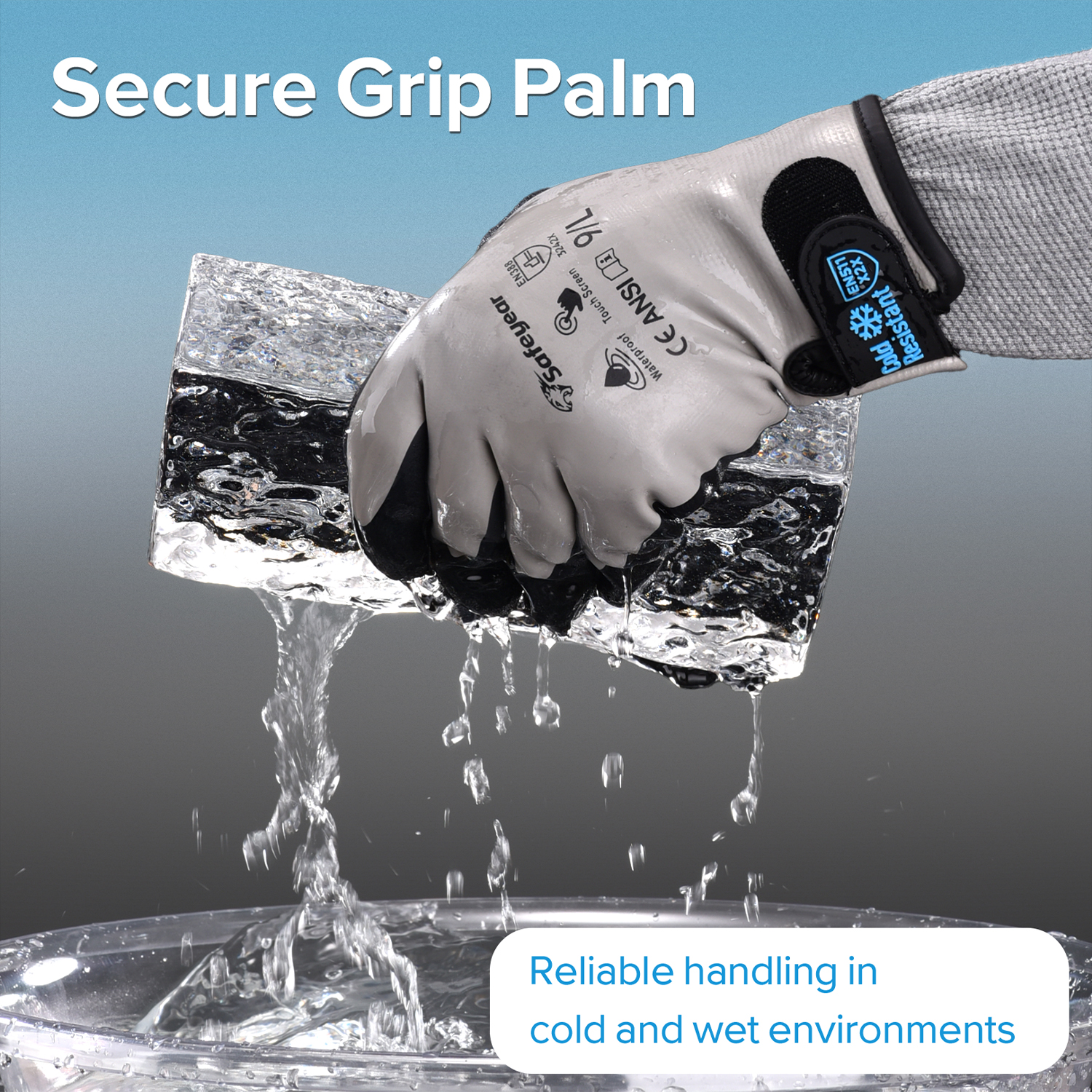Waterproof Cold Weather Work Gloves | Thermal Insulated