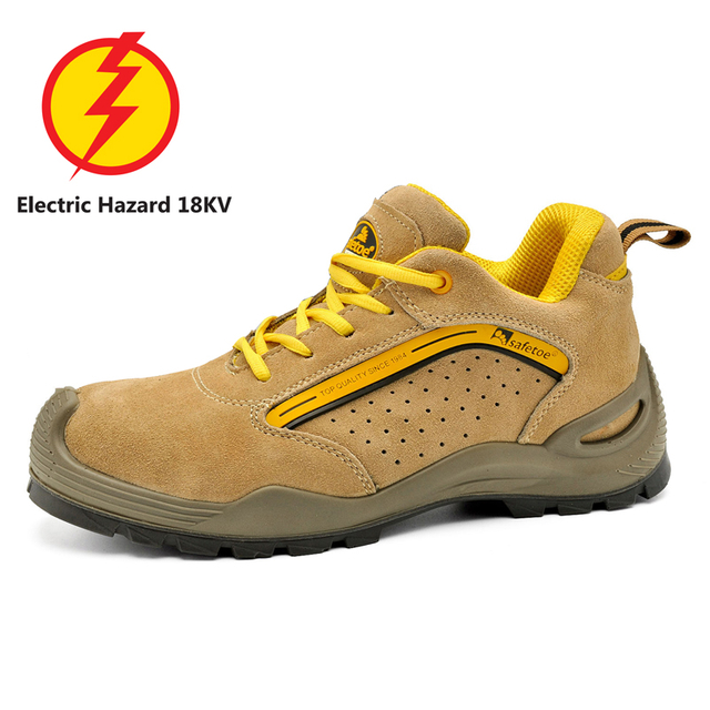 EH Rated Shoes Anti Electric Insulating Dielectric Safety Shoes Men