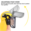 Face Shield Protection Safety Helmets M-5009 Yellow