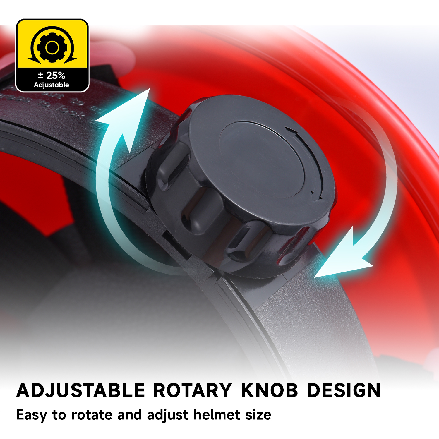 Red Safety Helmet for Construction W-036