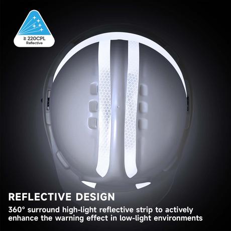 Miner Safety Helmet W-036 White