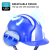Blue Reflective Type Safety Helmet W-036 Blue