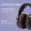 ABS Hearing Protection Ear Muffs Protective Ear Muffs Ready Stock FM-1B Red