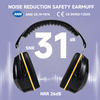 ABS Hearing Protection Ear Muffs Protective Ear Muffs Ready Stock FM-1B Yellow