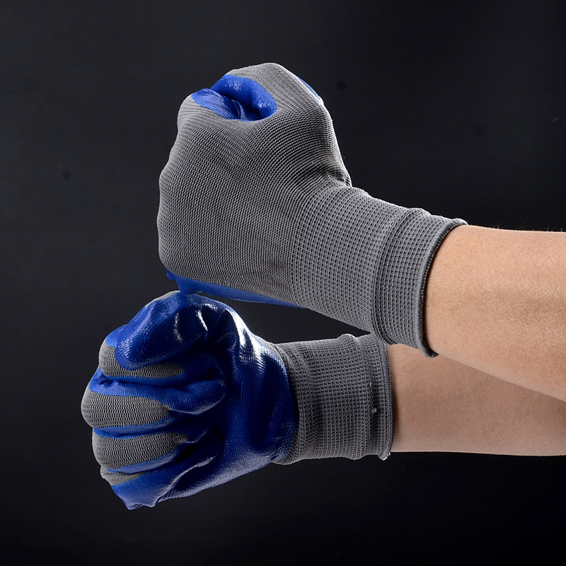 Nitrile Coated Safety Work Gloves FL-N1001