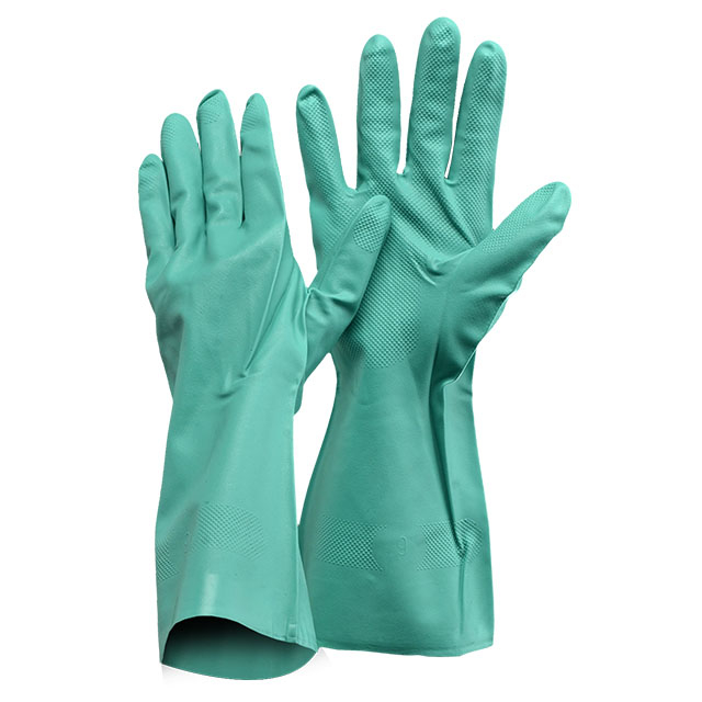 Chemical Resistant Work Gloves FL-0056 Green