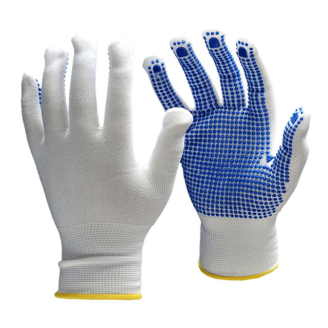 PVC Dots Industrial Work Gloves FL-6011