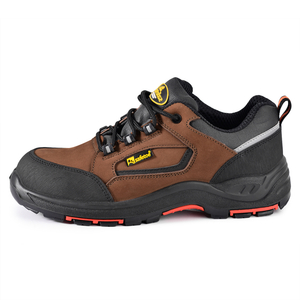 Nubuck Leather Metal Free Safety Work Shoes L-7342