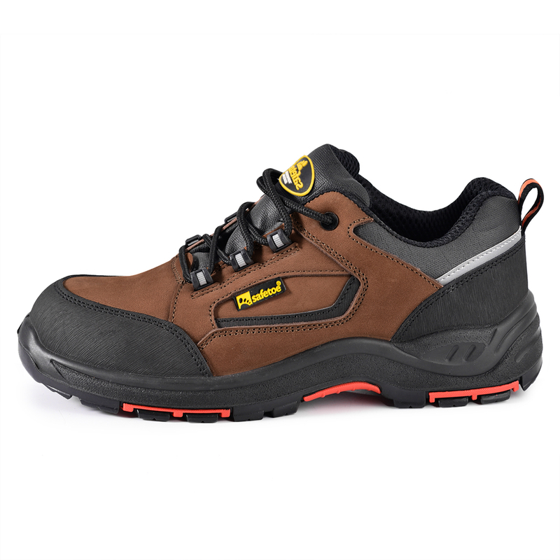 Women Composite Nubuck Leather Safety Shoes