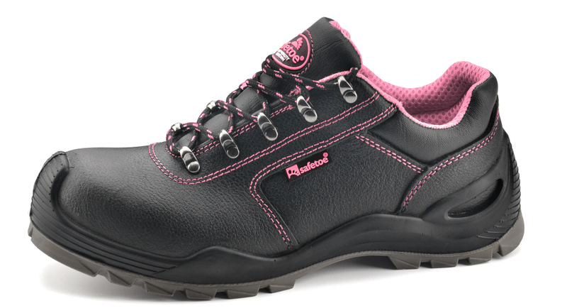  Black Women Safety Work Shoes L-7285 Lady