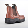 Heat Resistant Dealer Work Boots M-8025 Rubber Brown