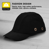 Baseball Design Safety Cap WH001 Black