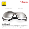 Industrial Black Lens Safety Glasses SG003 Black