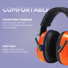 ABS Hearing Protection Ear Muffs Protective Ear Muffs Ready Stock FM-1B Red