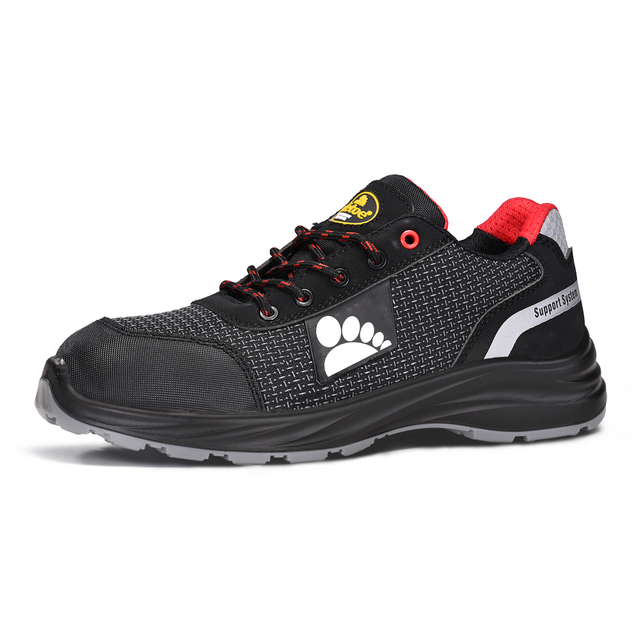 Light Weight PU-TEK S1P Safety Shoes with Composite Toe & Kevlar Plate L-7512