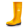 Heavy Duty Steel Toe Rain Boots W-6037 Yellow