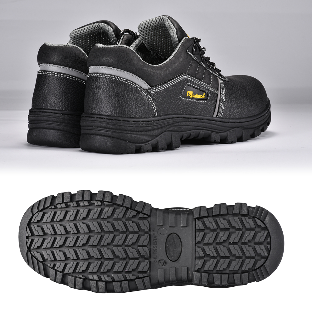 Oil Refinery Industry Cow Leather Safety Shoes L-7163RB