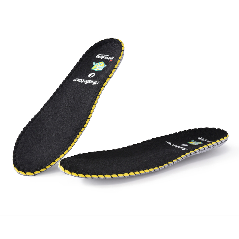 Warm Winter Antibacterial Orthotic Insoles for Work Boots J-017