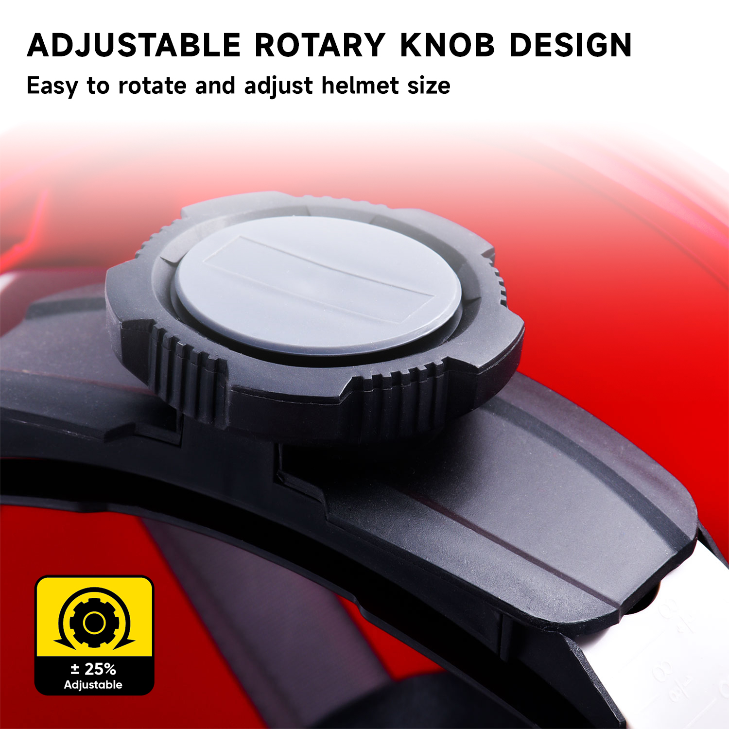 Red Construction Work Helmet W-002 