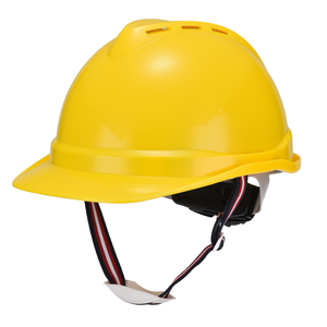 Yellow Industrial Safety Helmet W-002