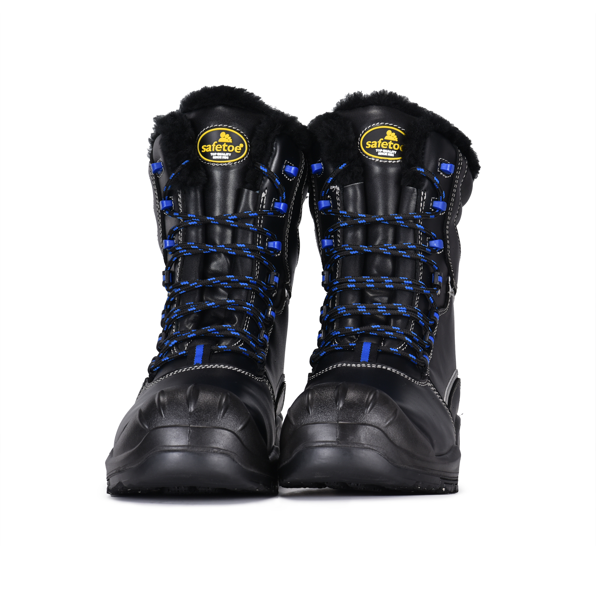 Ready Stock Warm Fur Winter Work Boots H-9550