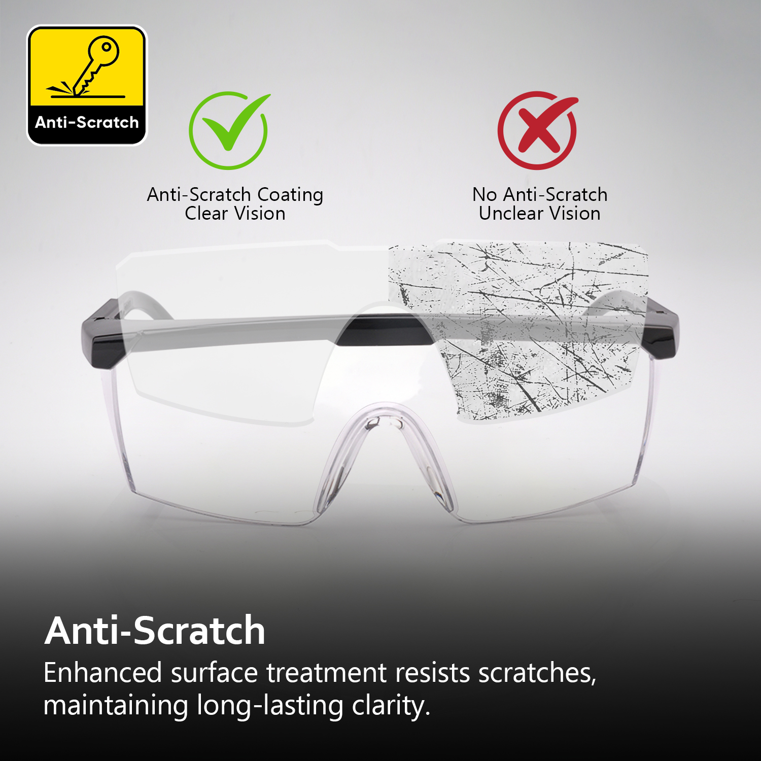 Ready Stock Eye Protection Safety Glasses KS102