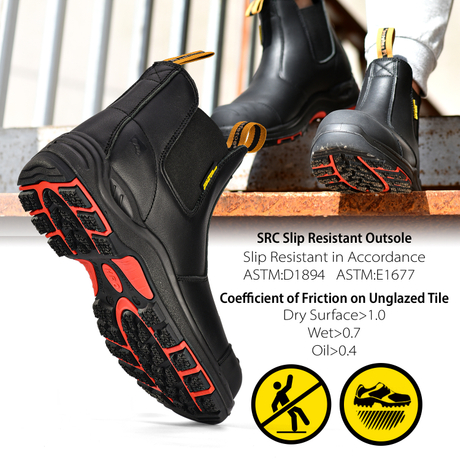 Oil And Gas Resistant Non Insulated Proof Anti static ESD Safety Work Boots M 8025NBK from China manufacturer SHANGHAI LANGFENG INDUSTRIAL CO. LTD