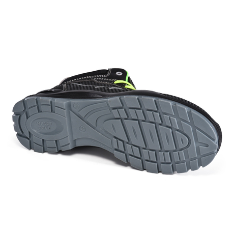 Breathable Light Weight Sports Style Fabric Safety Shoes For Men-M-8576 Green
