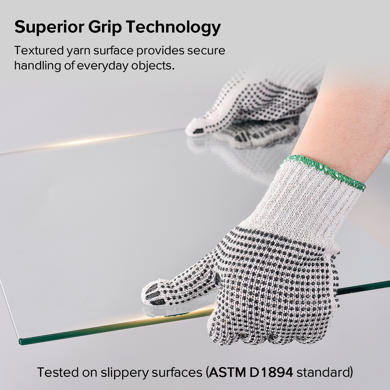 PVC Dots Safety Working Gloves FL-7259