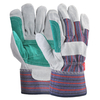 Anti-cut Glove with Cowhide Palm Leather Impact Gloves FL-1015 Blue