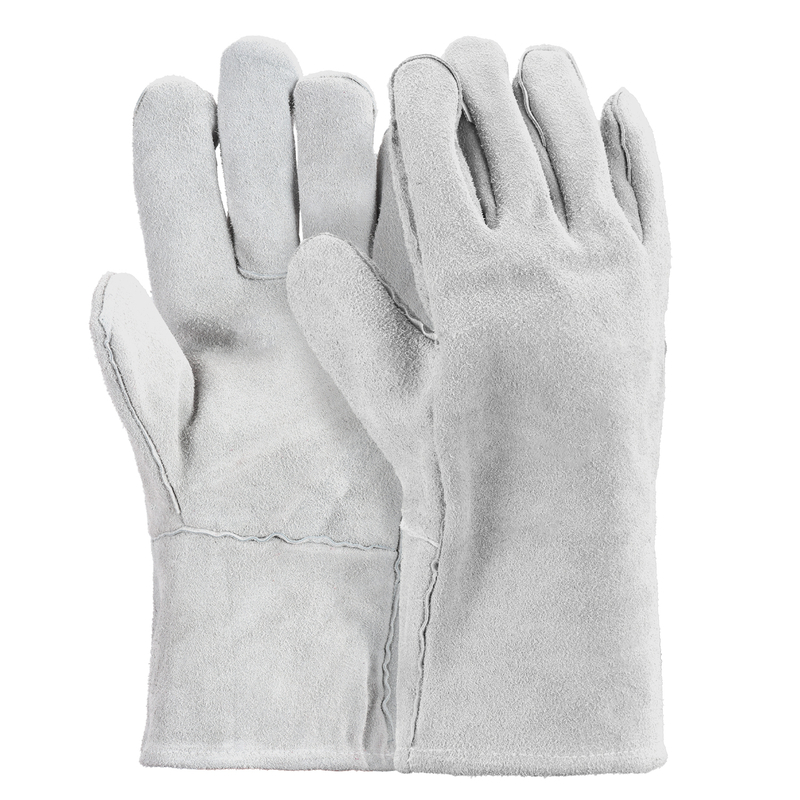Welder Leather Work Gloves S-H24 Grey