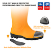 S5 Safety Wellington Boots With Steel – Waterproof PVC Boots W-6037 Yellow AquaPioneer