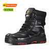Oil-Resistant Work Boots with Water-Resistant Membrane H-9552BK