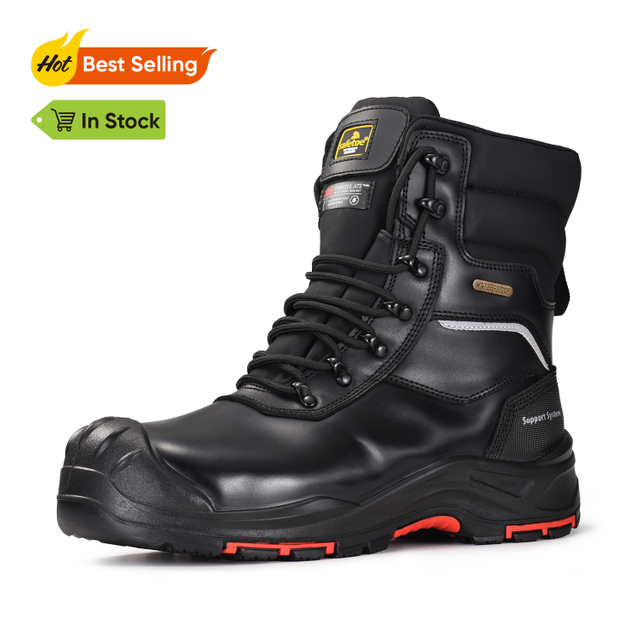 Oil-Resistant Work Boots with Water-Resistant Membrane H-9552BK