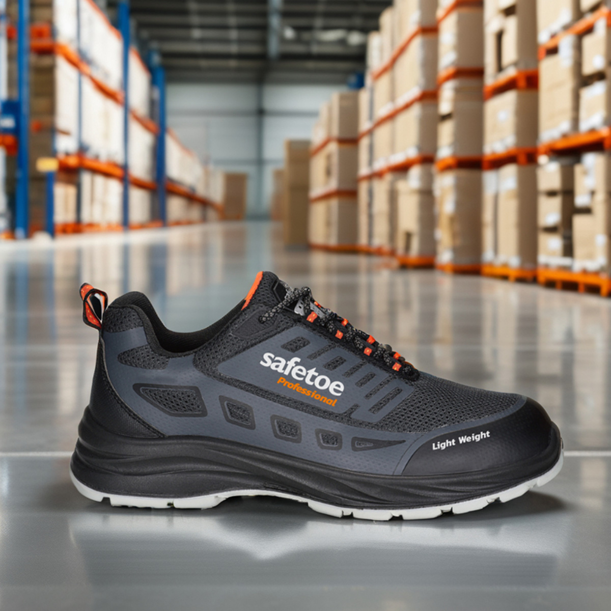 Breathable Work Shoe Wide Safety Shoes Builders Warehouse L-7571