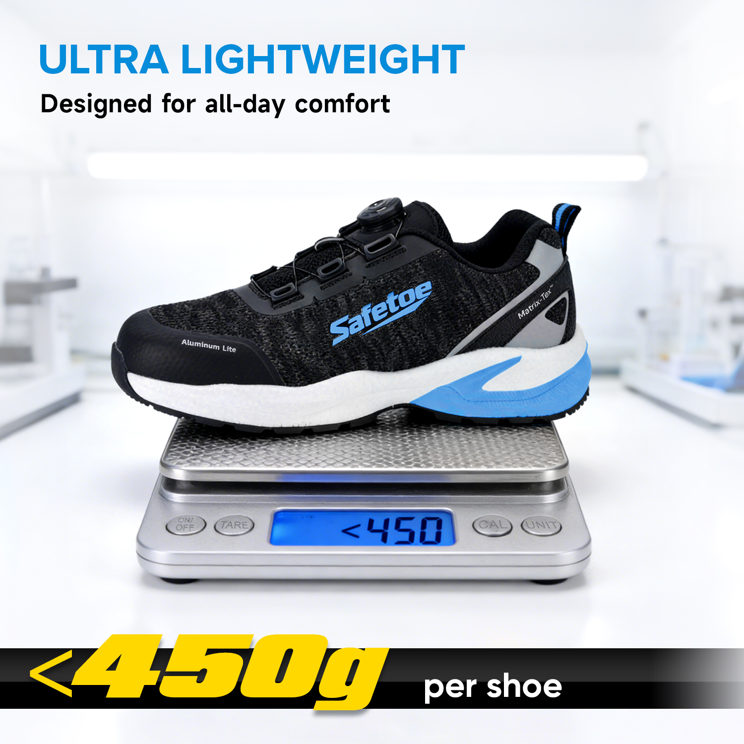 S1P Aluminum Toe & Anti-Slip for Logistics Workers L-7609 Blue