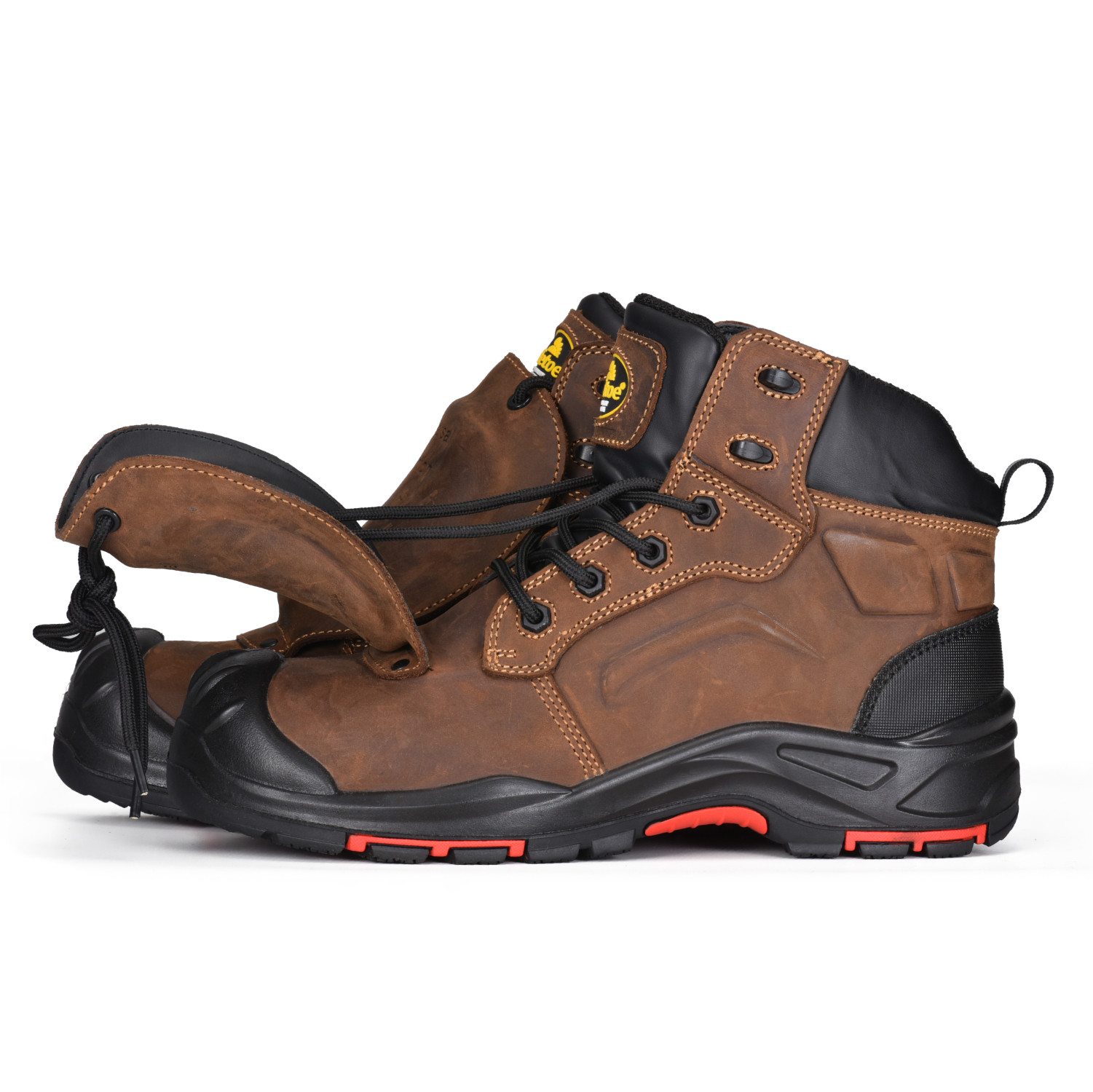 Mining Work Boots Superior Oil & Slip Resistant Metal Free Safety M-8552 Metatarsal