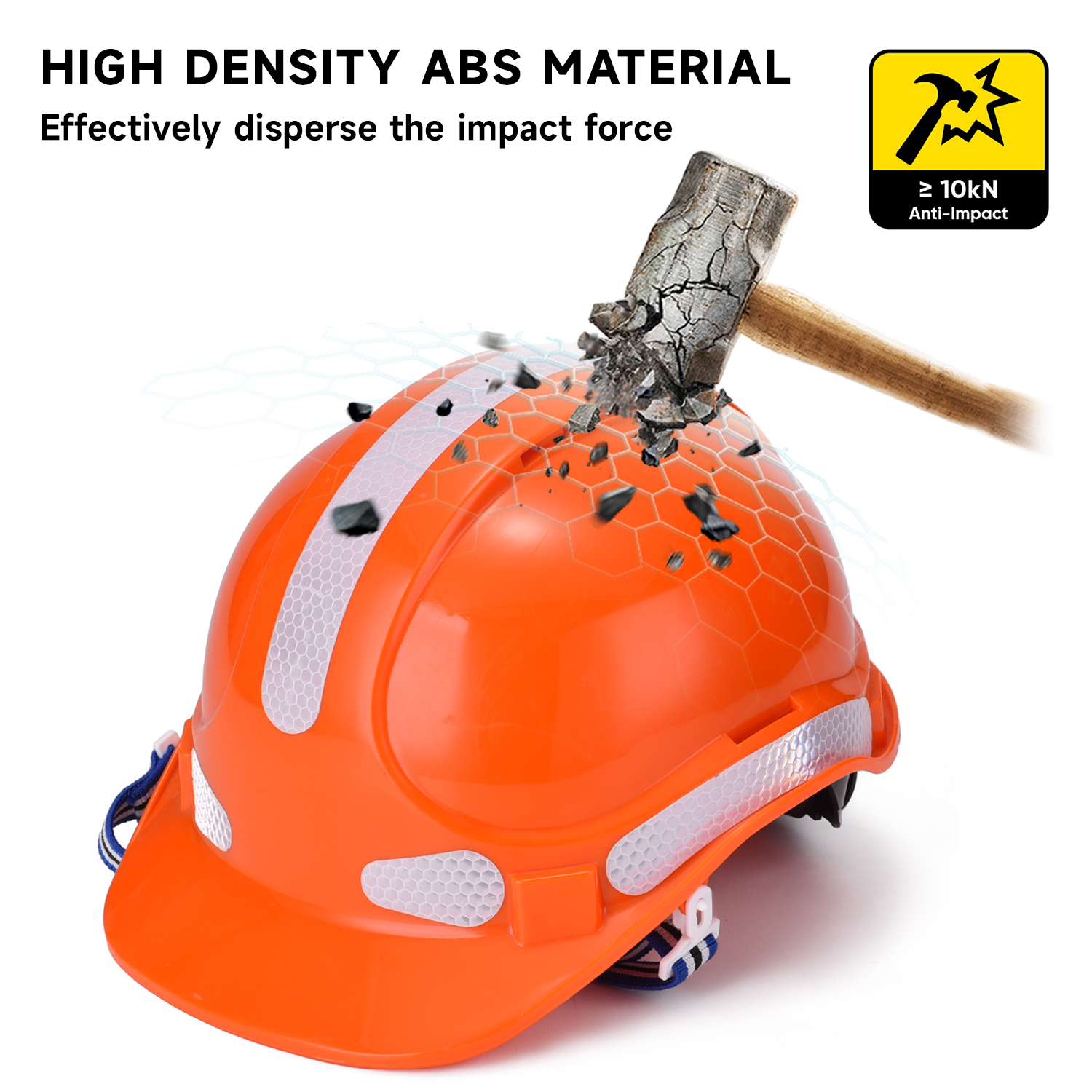  Manufacturing Earmuffs Construction Safety Helmet Abs CE Approved Safety Helmets W-018 Orange