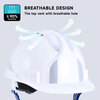 Miner Safety Helmet W-036 White