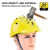 Yellow ABS Safety Helmets W-003