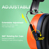 Ready Stock ABS Protective Ear Muffs EM-5002 Orange