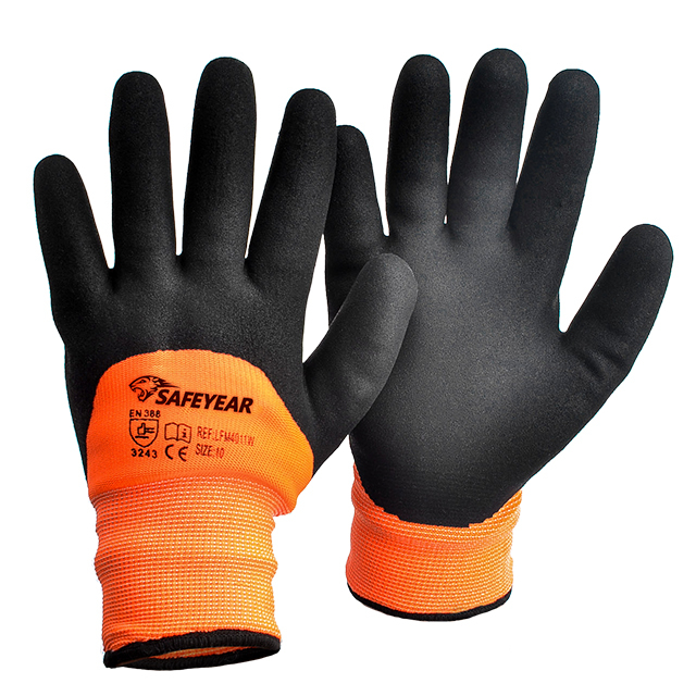 Latex Coated Industrial Work Gloves FL-LFM4011W 