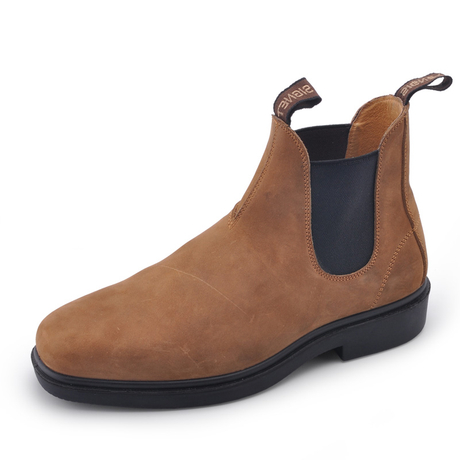 Brown Slip On Safety Boots M-8316