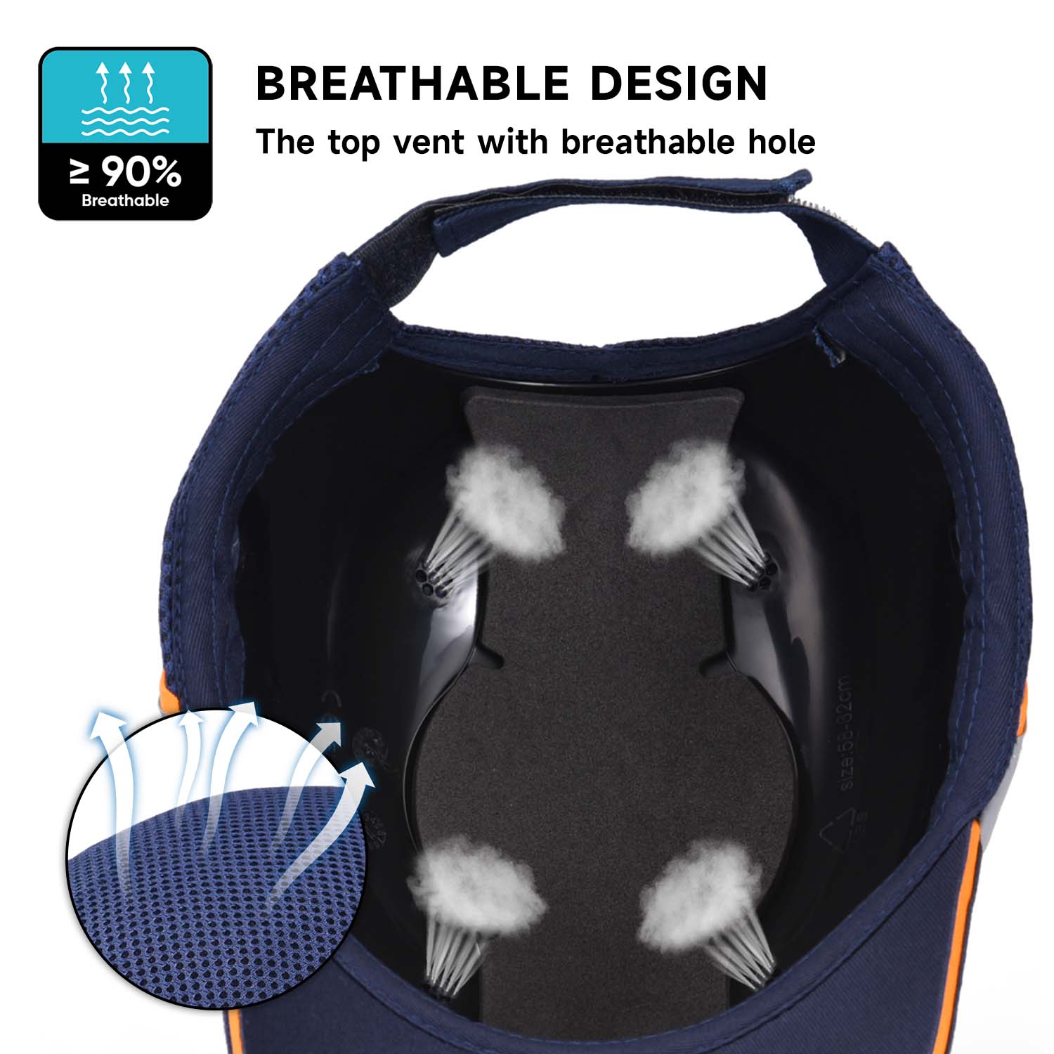 Sport Baseball Safety Hard Hat WH001 Blue