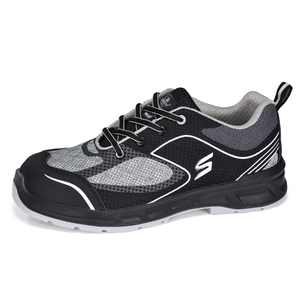 Light Weight & Breathable 3D Weaving Fabric Safety Shoes L-7501 Grey